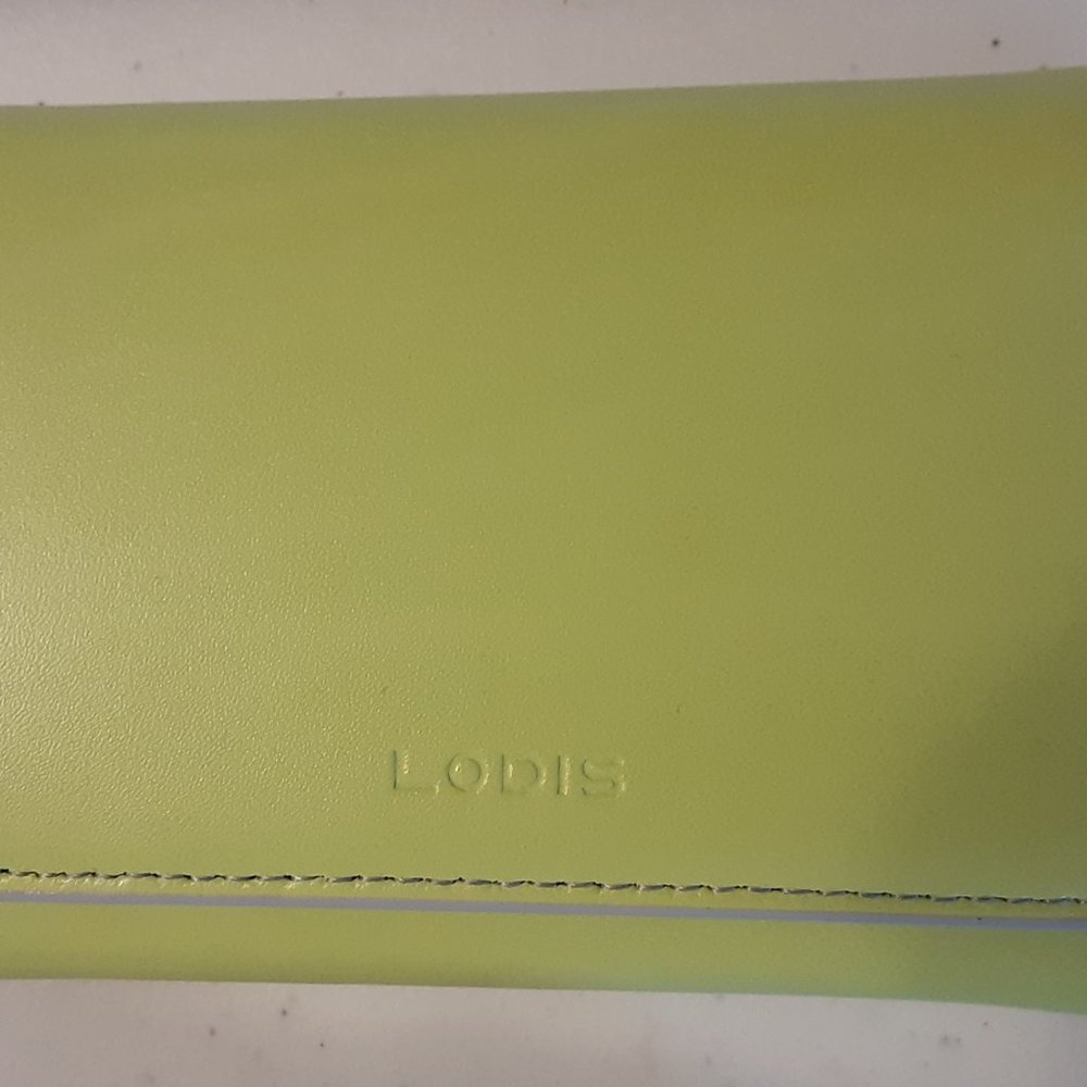 Lodis Wallet - Apple Green with Gray Trim